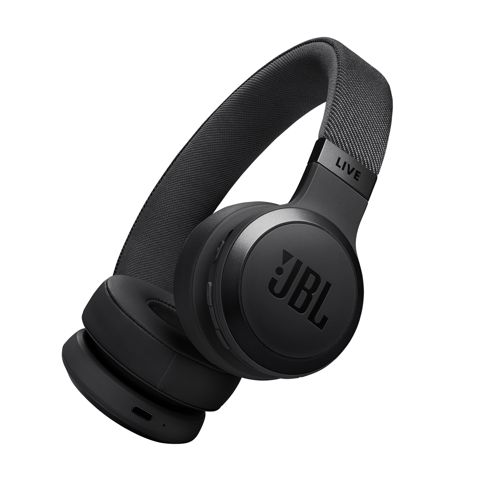 JBL Live 670NC - Black - Wireless On-Ear Headphones with True Adaptive Noise Cancelling - Hero